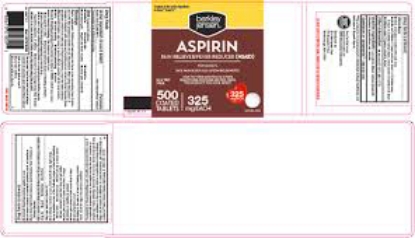 Picture of Berkley Jensen Aspirin Coated Tablets for Adults 500 ct