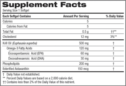 Picture of Kirkland Signature Krill Oil 500 mg 160 Softgels