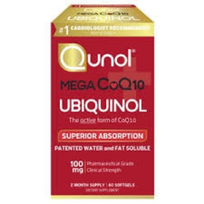 Picture of Qunol MEGA Ubiquinol CoQ10 Softgels 60 ct