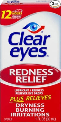 Picture of Prestige Clear Eyes Redness Reliever Eye Drops 3 pk. 45 mL