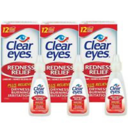 Picture of Prestige Clear Eyes Redness Reliever Eye Drops 3 pk. 45 mL