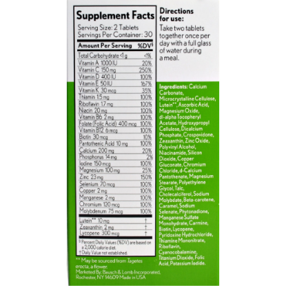 Picture of Bausch & Lomb Ocuvite Eye + Multi 60 ea