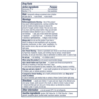 Picture of Vicks VapoCool Sore Throat Numbing Spray Medicine Winterfrost 6 oz