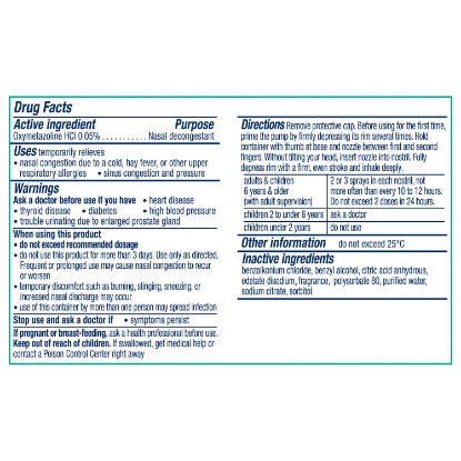 Picture of Vicks Sinex Severe Nasal Decongestant Spray Triple Pack 1.5 fl. oz.