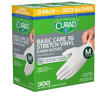Picture of Curad Basic Care 3G Vinyl Exam Gloves Medium 300 ct CUR8235