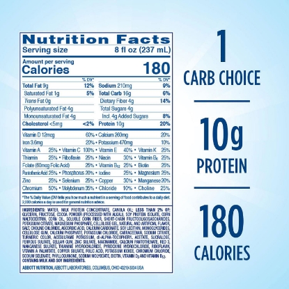 Picture of Glucerna Diabetes Nutritional Shake To Help Manage Blood Sugar Rich Chocolate 8 fl oz 24 ct