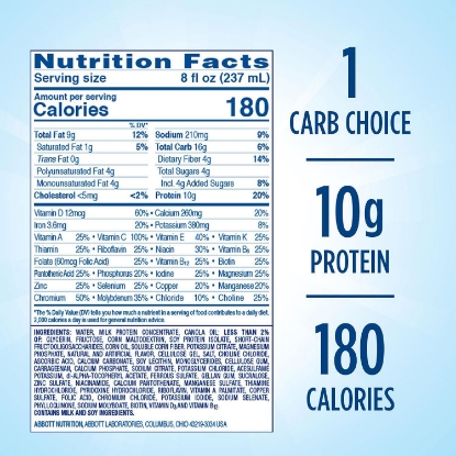 Picture of Glucerna Diabetes Nutritional Shake To Help Manage Blood Sugar Homemade Vanilla 8 oz 24 ct