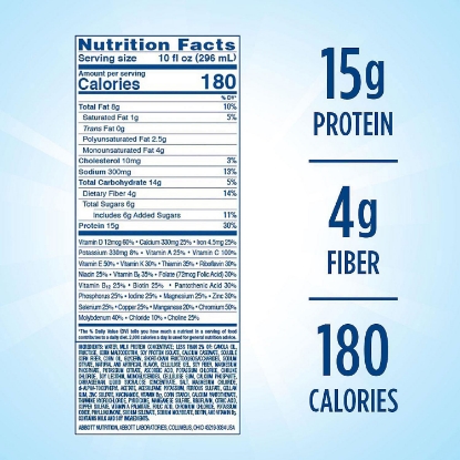 Picture of Glucerna Hunger Smart Diabetes Nutritional Shake To Help Manage Blood Sugar Homemade Vanilla 10 fl oz 12 ct