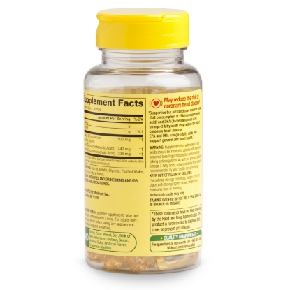 Picture of Spring Valley Omega-3 Fish Oil Softgels 500 mg 60 Count