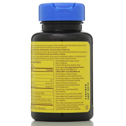 Picture of Nature Made Fish Oil Omega-3 Pearls Softgels 500 Mg 90 Ct