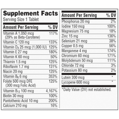 Picture of Centrum Silver Multivitamins for Men Over 50 Multivitamin Multimineral Supplement with Vitamin D3 B Vitamins and Zinc 100 Count