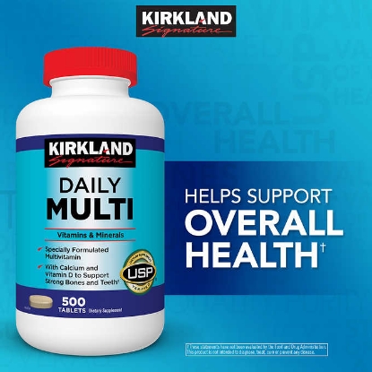Picture of Kirkland Signature Daily Multi 500 Tablets