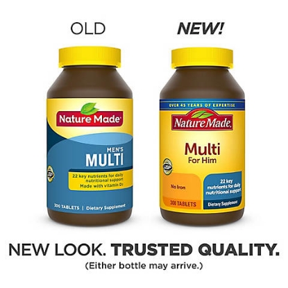 Picture of Nature Made Multivitamin For Men For Him Tablets 300 ct