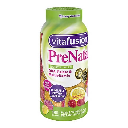 Picture of VitaFusion PreNatal DHA Folate and Multivitamin Gummy 180 ct
