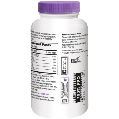 Picture of Caltrate Bone Health Advanced 600+D3 plus Minerals Calcium Tablets 165 Ct