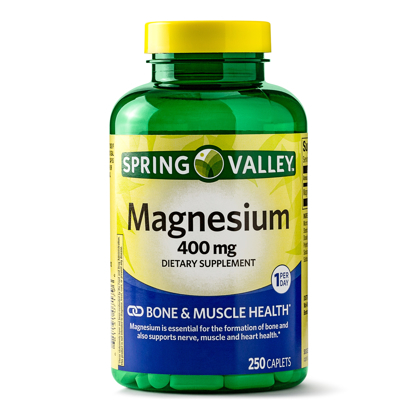 Picture of Spring Valley Magnesium Dietary Supplement Caplets 400 mg 250 Count