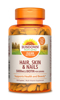 Picture of Sundown Naturals Hair Skin & Nails 5000 mcg of Biotin 120 Tablets