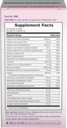 Nature's Bounty® Optimal Solutions Hair Skin & Nails Formula 60 Tablets