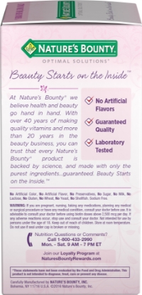 Nature's Bounty® Optimal Solutions Hair Skin & Nails Formula 60 Tablets