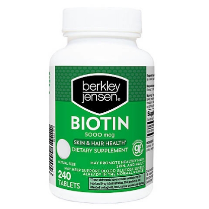 Berkley Jensen 5000 mg Biotin 240 ct