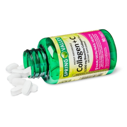 Spring Valley Collagen  Vitamin C Tablets 2500 mg 90 Count