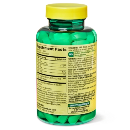 Spring Valley Collagen  Vitamin C Tablets 2500 mg 90 Count