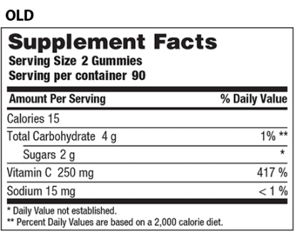 Kirkland Signature Vitamin C 250 mg 360 Adult Gummies