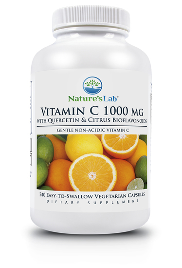 Nature's Lab Vitamin C 1000 mg 240 Vegetarian Capsules