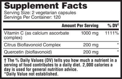 Nature's Lab Vitamin C 1000 mg 240 Vegetarian Capsules