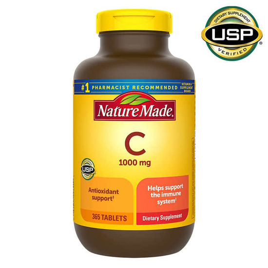 Nature Made Vitamin C 1000 mg 365 Tablets