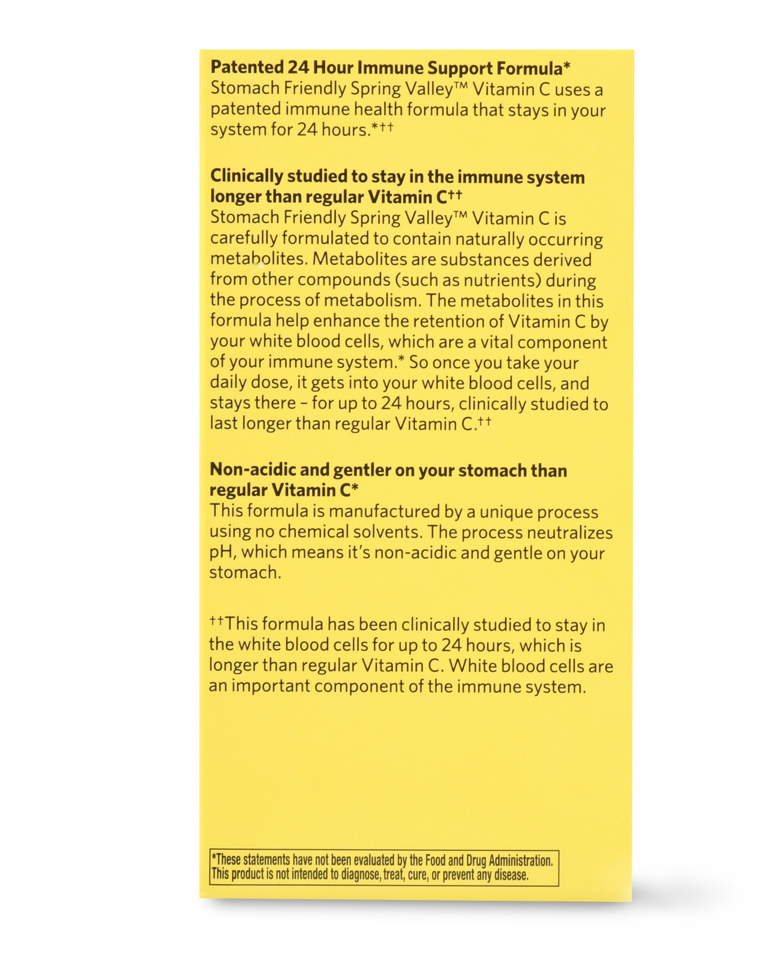 Spring Valley Stomach Friendly Vitamin C Tablets 1000 mg