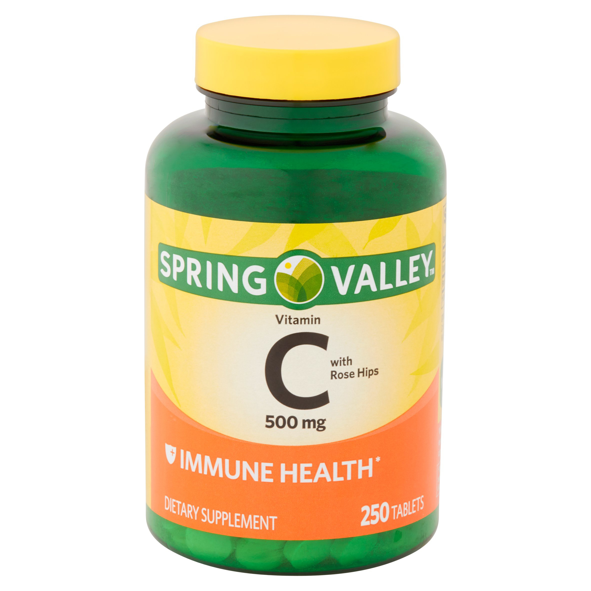 Usa Spring Valley Vitamin C Tablets 500 Mg 250 Ct