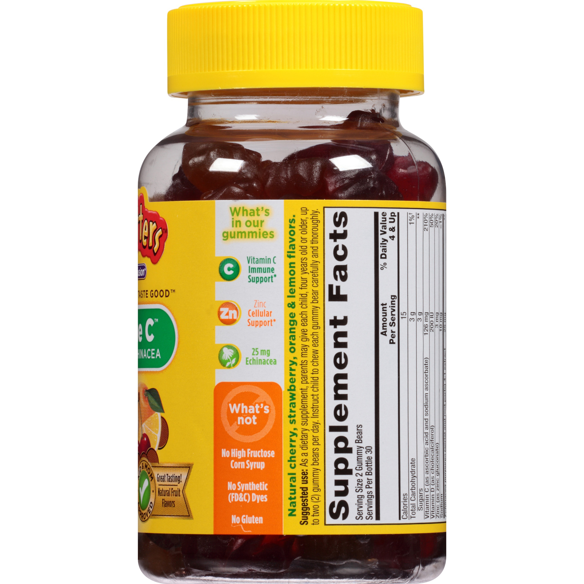 L'il Critters Immune C Vitamin C Plus Zinc & Echinacea Immune Support Gummies 60