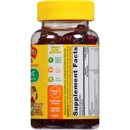 L'il Critters Immune C Vitamin C Plus Zinc & Echinacea Immune Support Gummies 60 Count