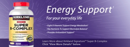 Kirkland Signature Super B-Complex with Electrolytes 500 Tablets
