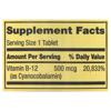 Spring Valley Vitamin B12 Tablets 500 mg 100 Count
