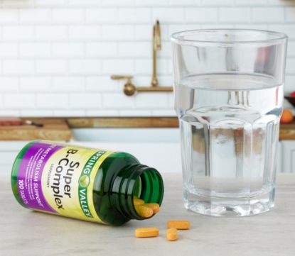 Spring Valley Vitamin B6 Tablets 100 mg 250 Count