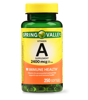 Spring Valley Vitamin A Softgels 2400 mg 250 Count