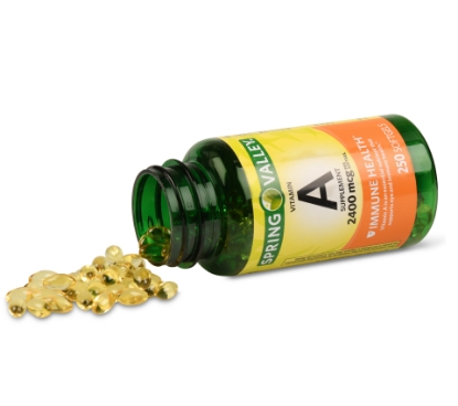 Spring Valley Vitamin A Softgels 2400 mg 250 Count