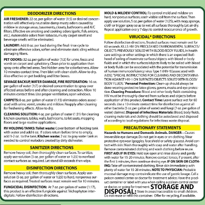 OdoBan Odor Eliminator and Disinfectant Concentrate Eucalyptus Scent 1 pak