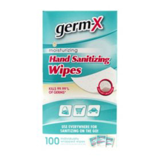 Germ-X Antibacterial Soft Wipes Singles 100 ct