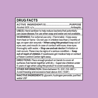  Hello Bello Hand Sanitizer Spray Lavender 4oz 4-count 