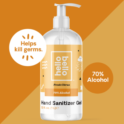 Hello Bello Hand Sanitizer Gel Citrus 32oz