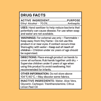 Hello Bello Hand Sanitizer Gel Citrus 32oz