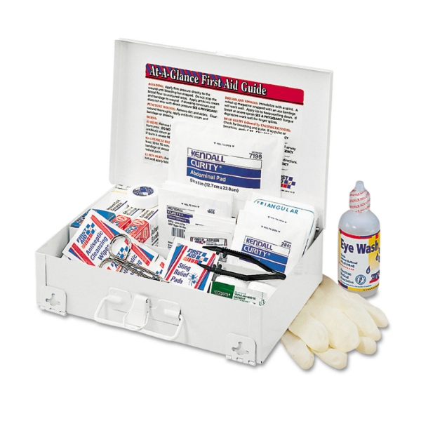 First Aid Only First Aid Kit for 25 People 106-Pieces OSHA Compliant Metal Case