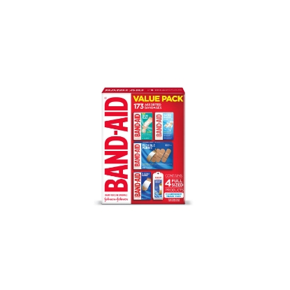 Band-Aid Brand Active Lifestyles Variety Pack Adhesive Bandages 173 ct
