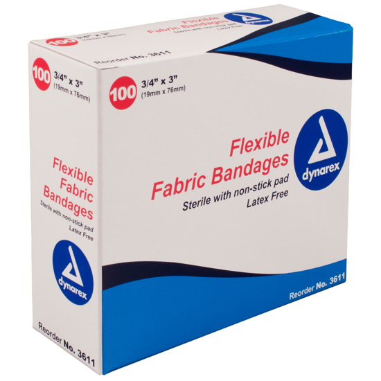 Dynarex Flexible Sterile Bandage 3/4" x 3"