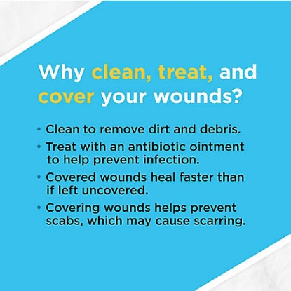 Band-Aid Brand Flexible Fabric Adhesive Bandages for Minor Wound Care 100 ct