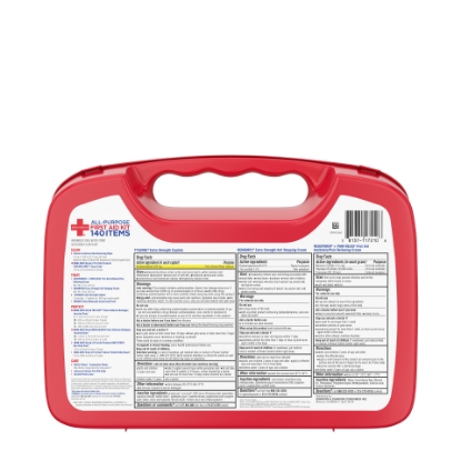 Johnson & Johnson All-Purpose Portable Compact First Aid Kit 140 pc