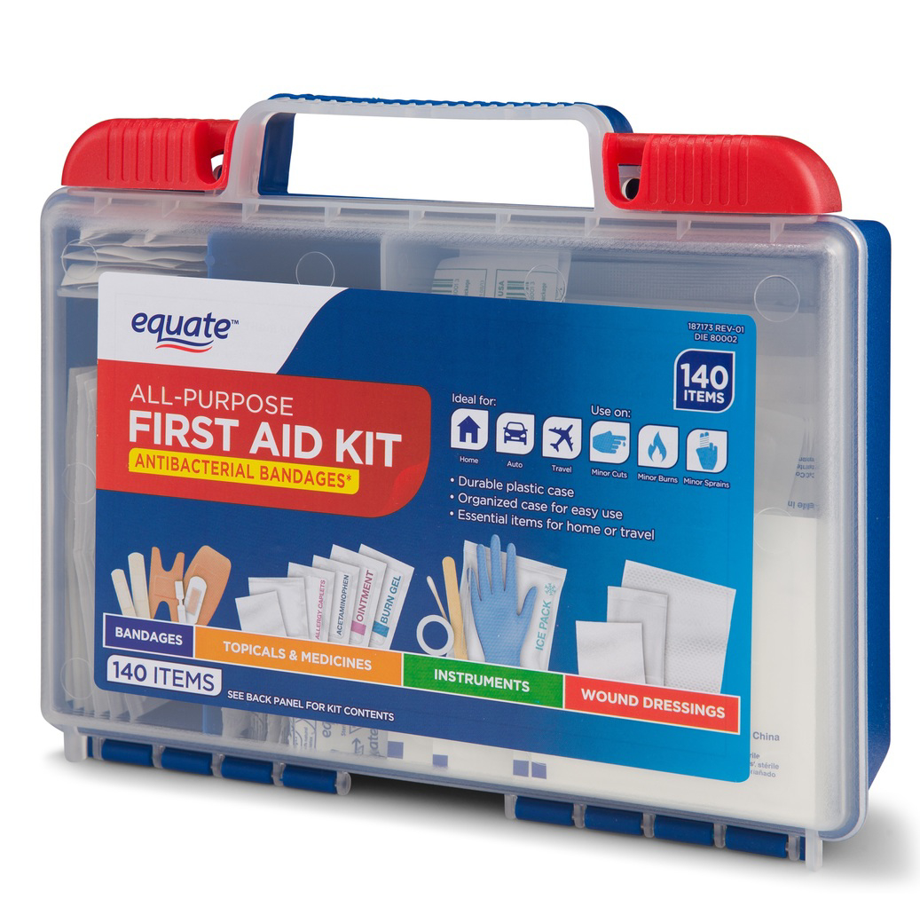 usa-angel.com. Equate All-Purpose First Aid Kit 140 Items